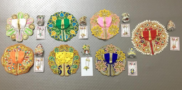 Laddu Gopal 7 Days Apparel(Gol Poshak) Kit