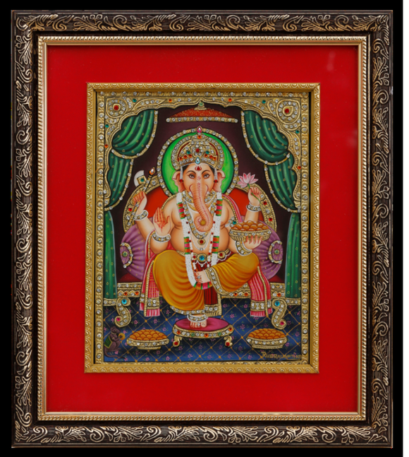 Lord Ganesha Blessing Posture  (Ashirwad Mudra)