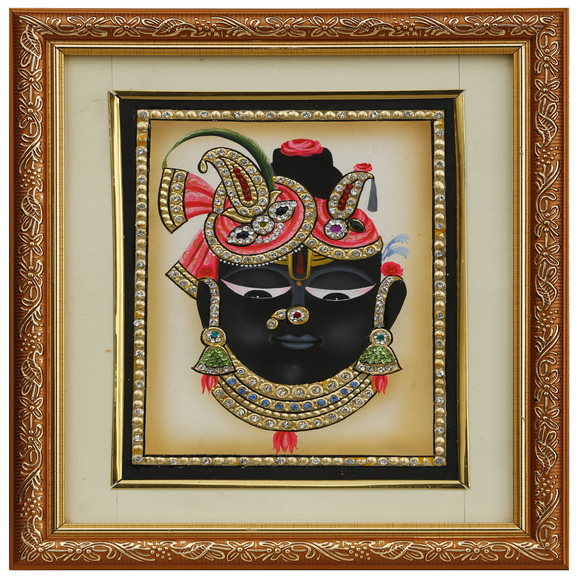 Shrinathji Mukharbind Tanjore Art